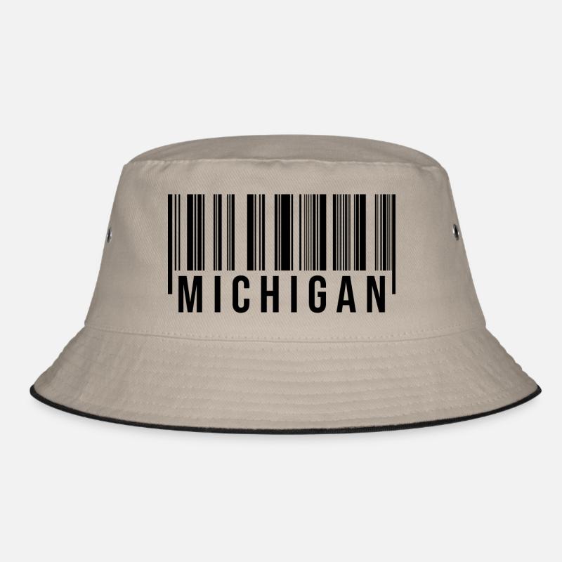 Michigan Barcode Bucket Hat