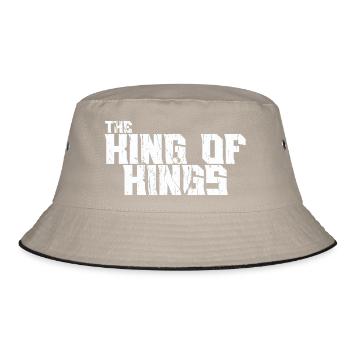 Roi des Kings of Kings typographie imposante - Bob - kaki/noir - Devant