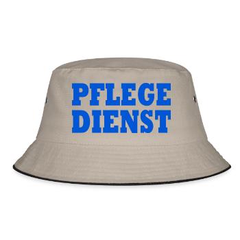 pflegedienst - Bucket Hat - Khaki/Schwarz - Vorne