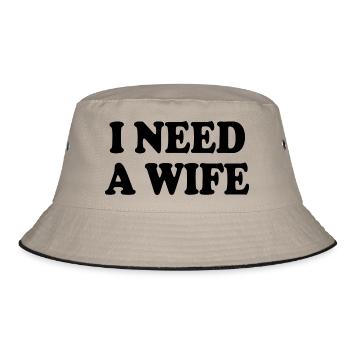 I need a wife - Bob - kaki/noir - Devant
