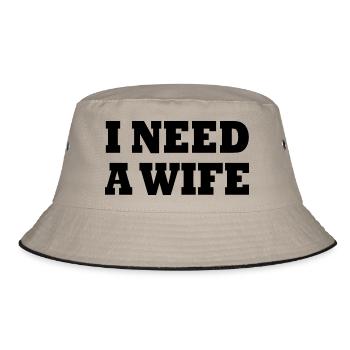 I need a wife - Bob - kaki/noir - Devant