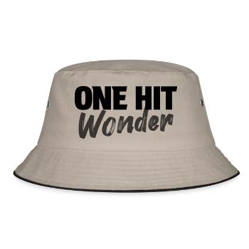 ONE HIT WONDER - Bucket Hat - Khaki/Schwarz - Vorne
