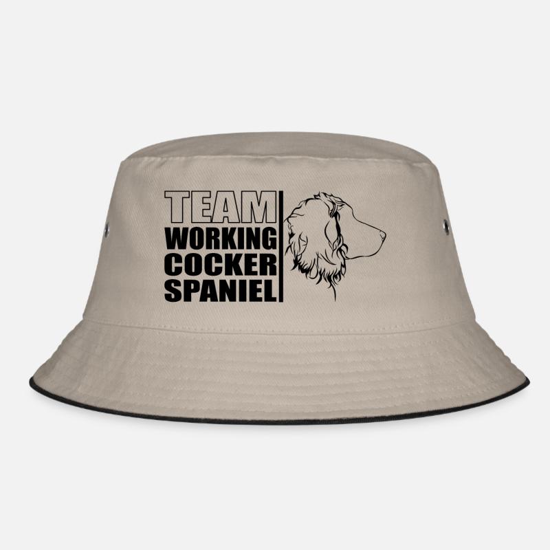 TEAM Working Cocker Spaniel Hunde Hund Wilsigns Bucket Hat