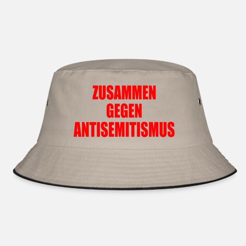 zusammen gegen antisemitismus Bucket Hat