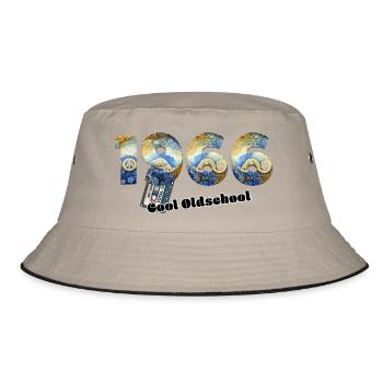 1966 Vintage Retro – Cassette – Cool Olds - Bucket Hat - khaki/black - Front