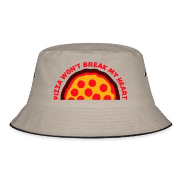 La pizza ne me brisera pas le cœur La nourriture aime l’humour - Bob - kaki/noir - Devant
