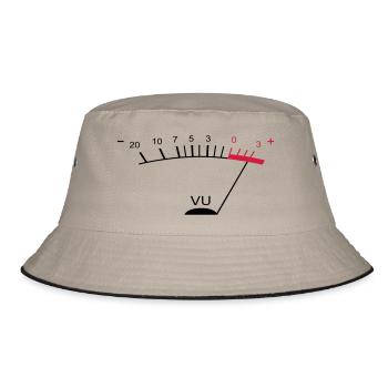 vu meter ii EN - Bucket Hat - khaki/black - Front
