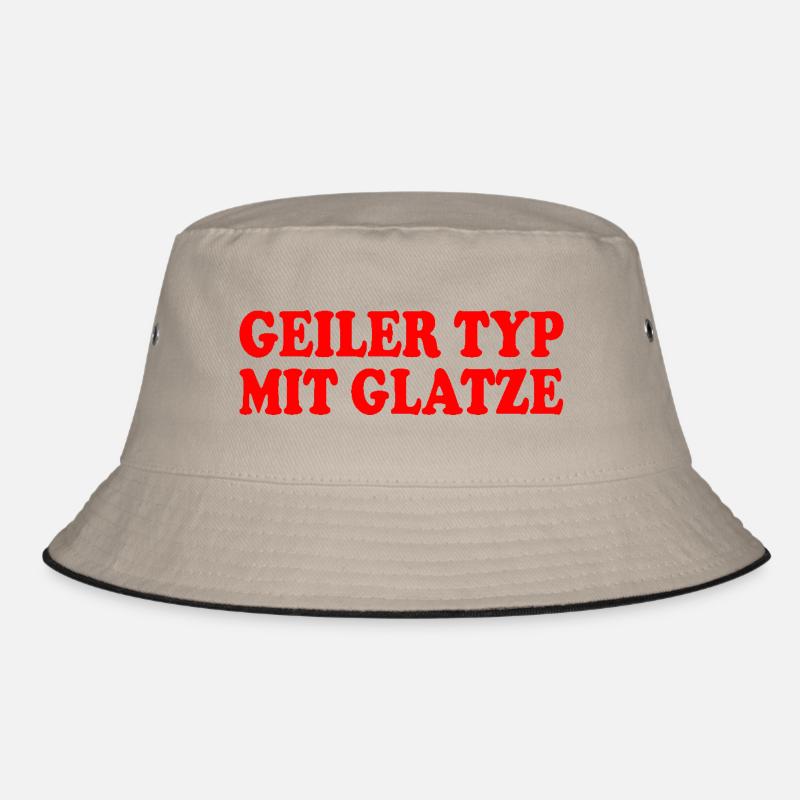 geiler typ mit glatze Bucket Hat