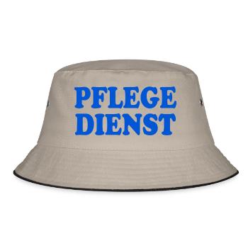pflegedienst - Bucket Hat - Khaki/Schwarz - Vorne