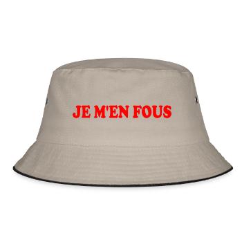 je m'en fous - Bob - kaki/noir - Devant