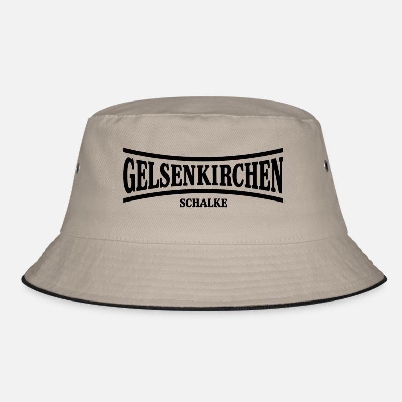 Gelsenkirchen Schalke - Bucket Hat - Khaki/Schwarz