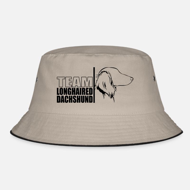 TEAM Longhaired Dachshund Hunde Dackel Wilsigns Bucket Hat