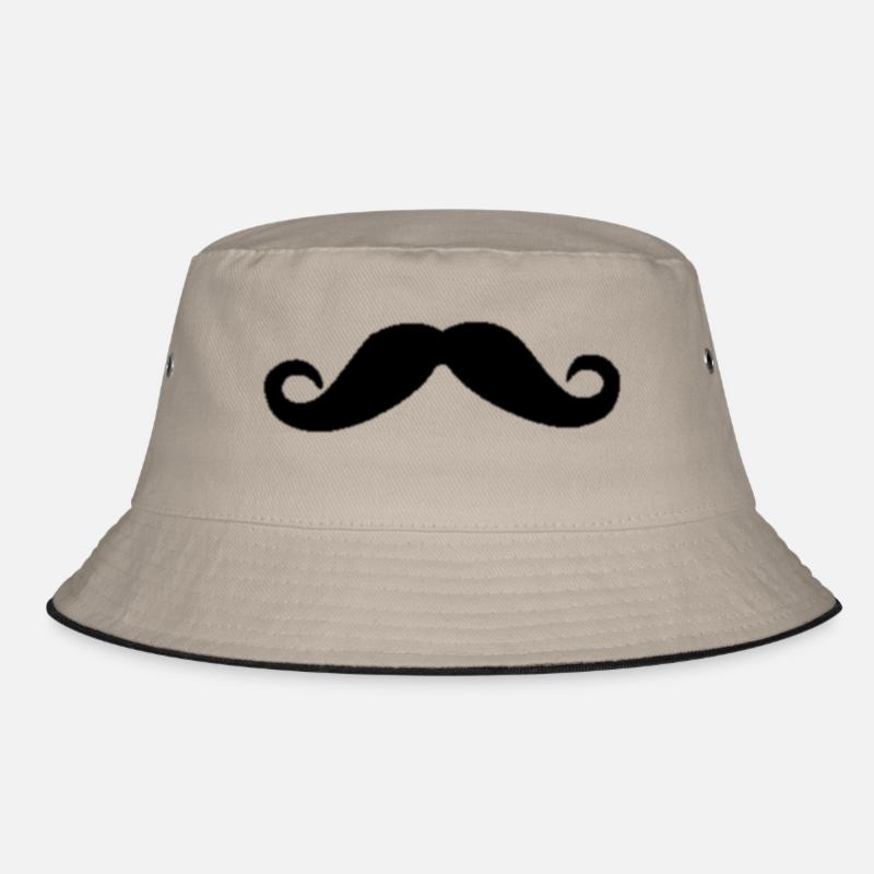 Schnurrbärte Bucket Hat