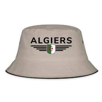 Alger Design – Capitale de l’Algérie - Bob - kaki/noir - Devant