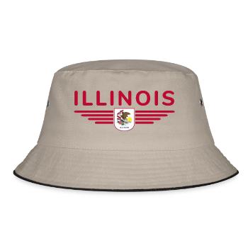 T-shirt de fan de l’Illinois – Montrez l’amour de la maison - Bob - kaki/noir - Devant