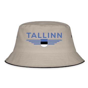 Tallinn T-Shirt – Pour les fans de la capitale - Bob - kaki/noir - Devant