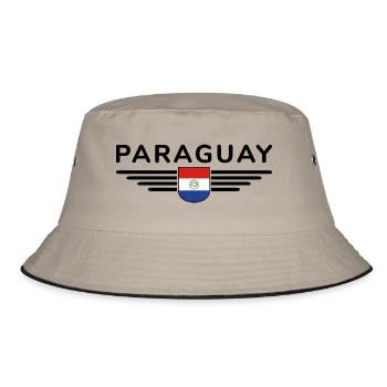 Paraguay Fan T-Shirt - Bob - kaki/noir - Devant