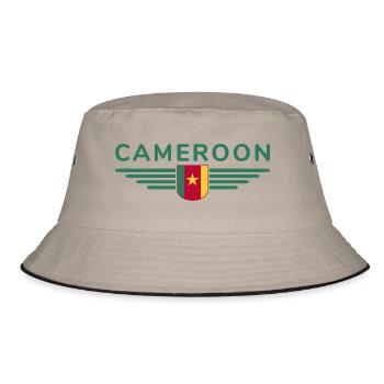 Cameroon Design – Fierté et diversité - Bob - kaki/noir - Devant