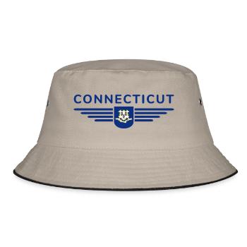 Connecticut Fan T-Shirt – Style & Coast - Bob - kaki/noir - Devant