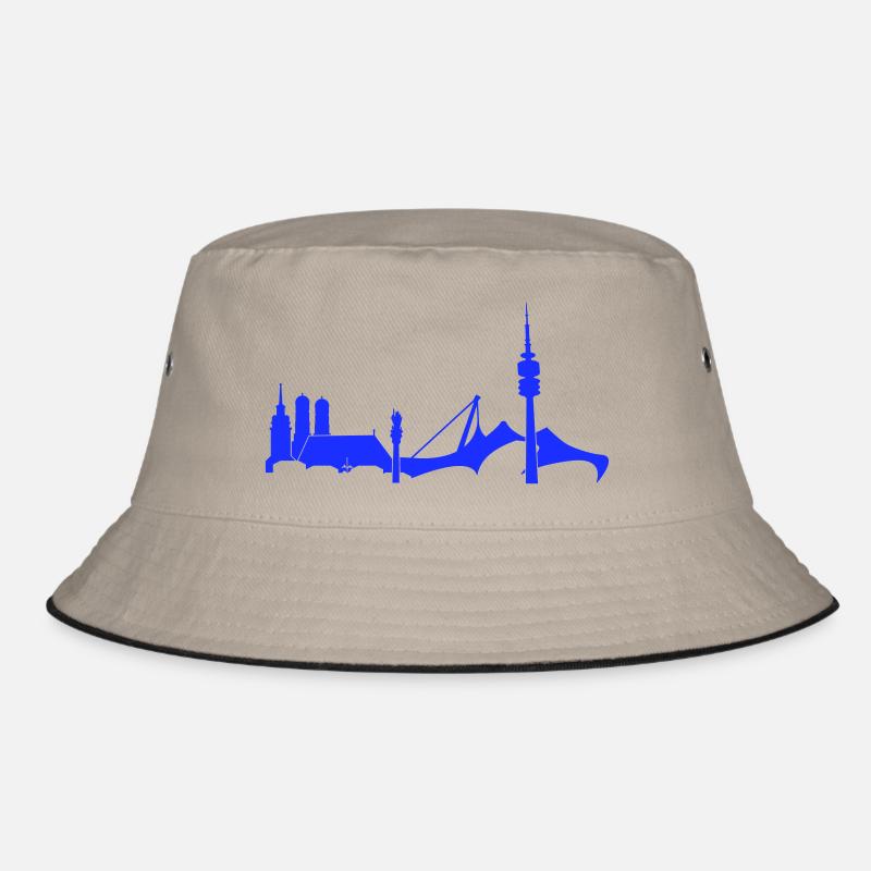 München - Bucket Hat - Khaki/Schwarz