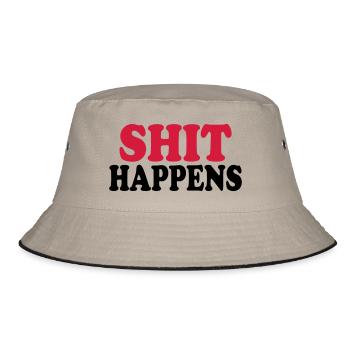 Shit happens - Bob - kaki/noir - Devant