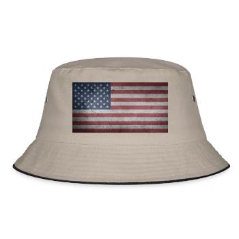 american eagle - Bucket Hat - khaki/black - Front