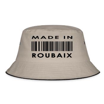 Roubaix - Bucket Hat - Khaki/Schwarz - Vorne