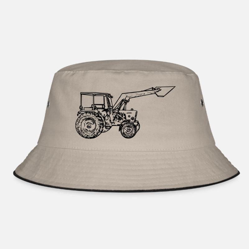 tracteur - Bob - kaki/noir