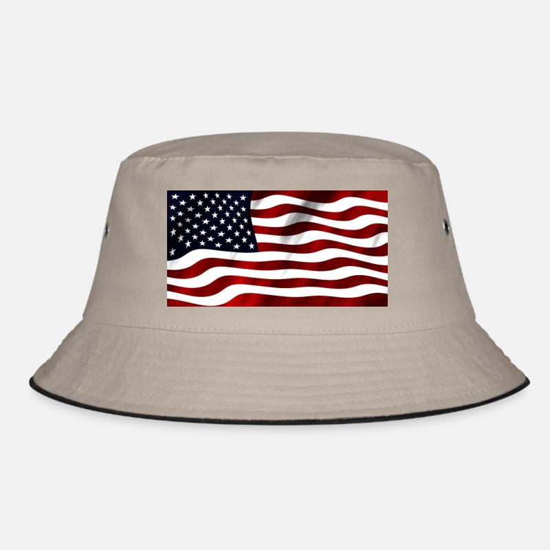 US flag Bucket Hat