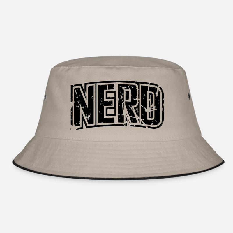 lettrage en détresse cru Nerd Bob