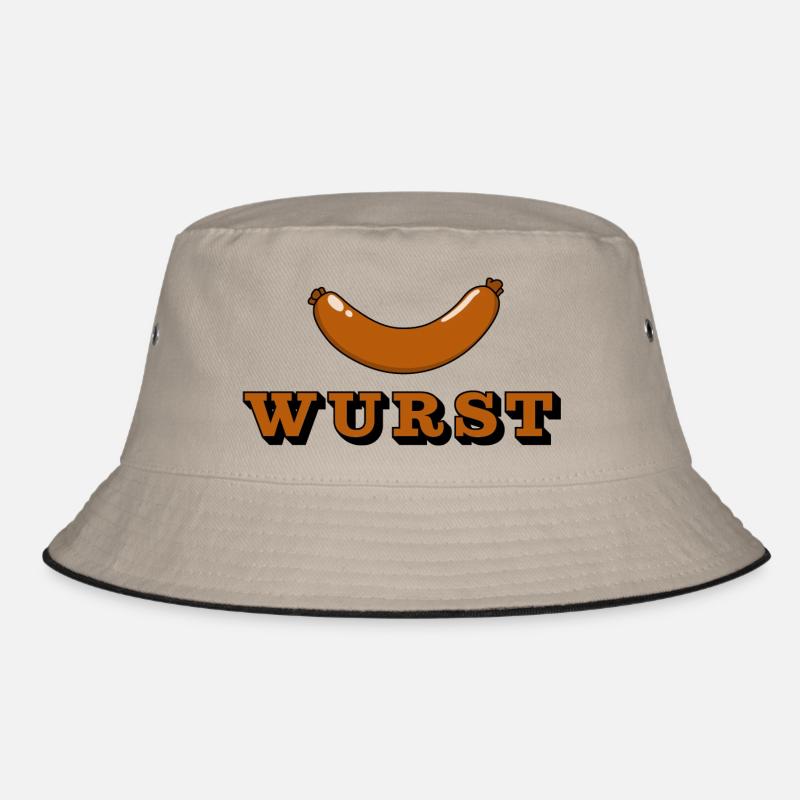 Wurst - Bucket Hat - Khaki/Schwarz