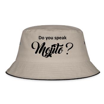 Do you speak mojito ? - Bob - kaki/noir - Devant