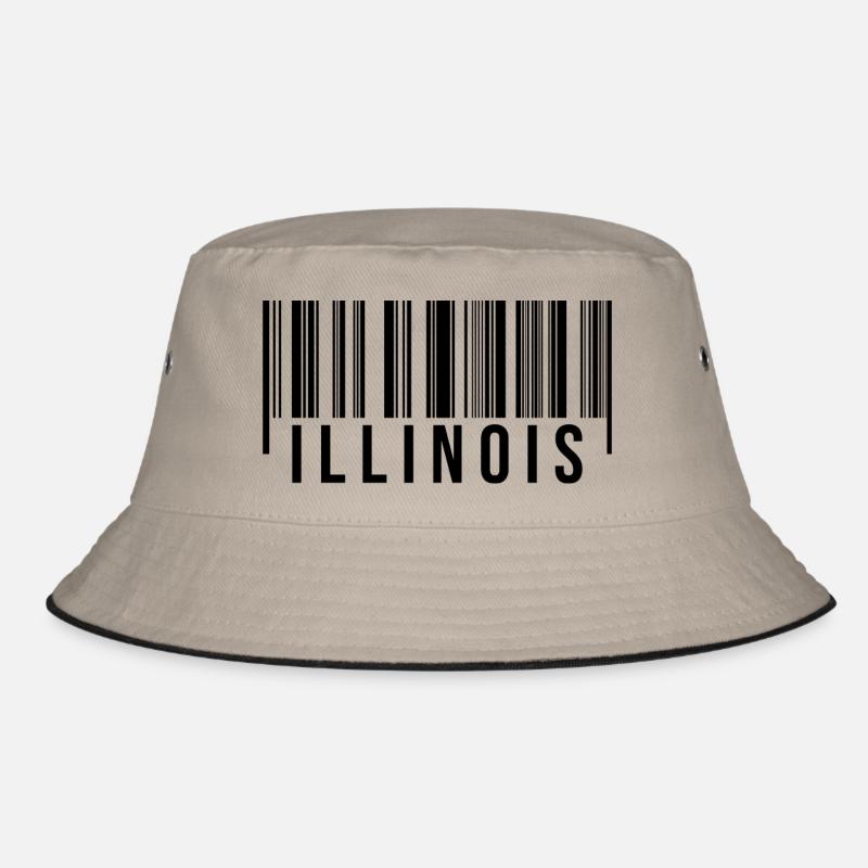 Illinois Barcode Bucket Hat