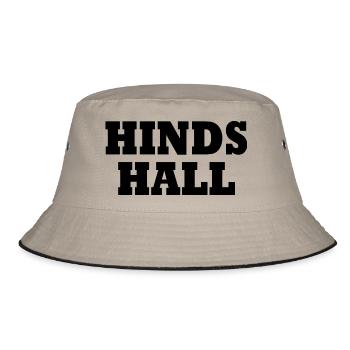 Hinds hall - Bucket Hat - khaki/black - Front