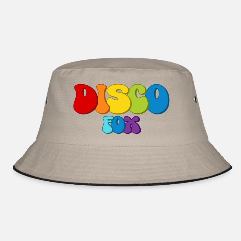 Disco Fox - Bucket Hat - Khaki/Schwarz