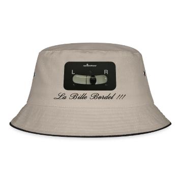 The messy ball - Bucket Hat - khaki/black - Front