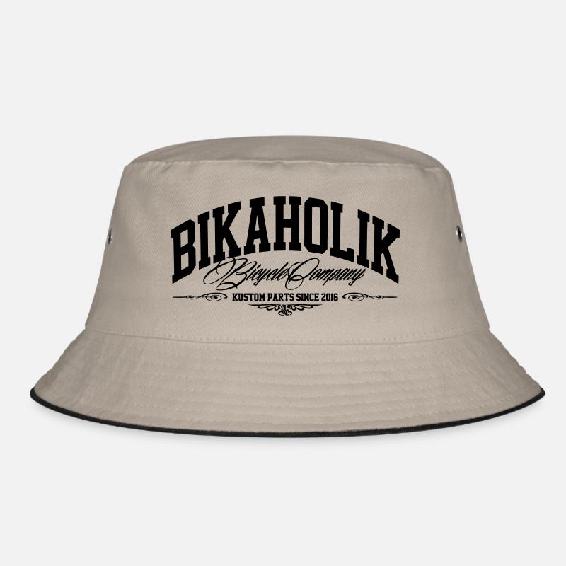 Stripes - Bucket Hat - Khaki/Schwarz