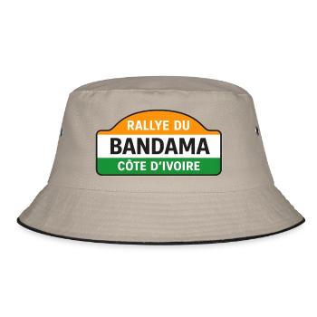 Bandama - Bucket Hat - khaki/black - Front