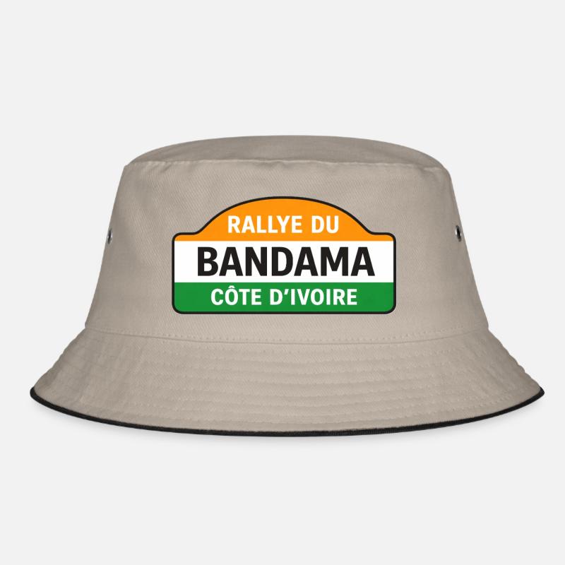BANDAMA - Bob - kaki/noir