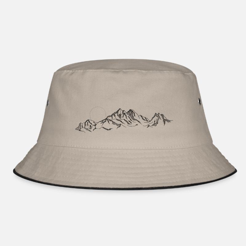 Montagnes - Bob - kaki/noir