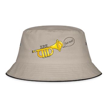 Trumpet Butt - Bucket Hat - khaki/black - Front