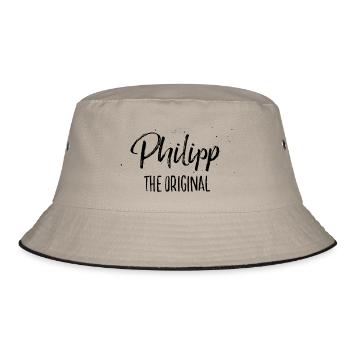 Philipp - Bucket Hat - Khaki/Schwarz - Vorne