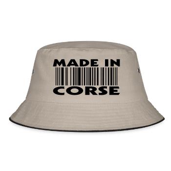 made in CORSE (1c) - Bob - kaki/noir - Devant