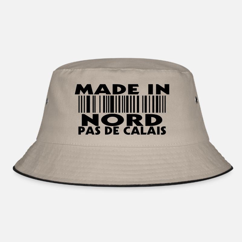 Made in NORD PAS DE CALAIS (1c) - Bucket Hat - khaki/black