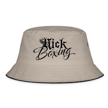 Kick Boxing - Bucket Hat - khaki/black - Front