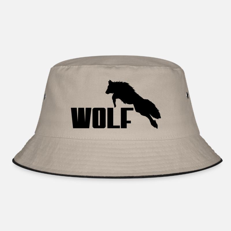 Wolf Logo Bucket Hat