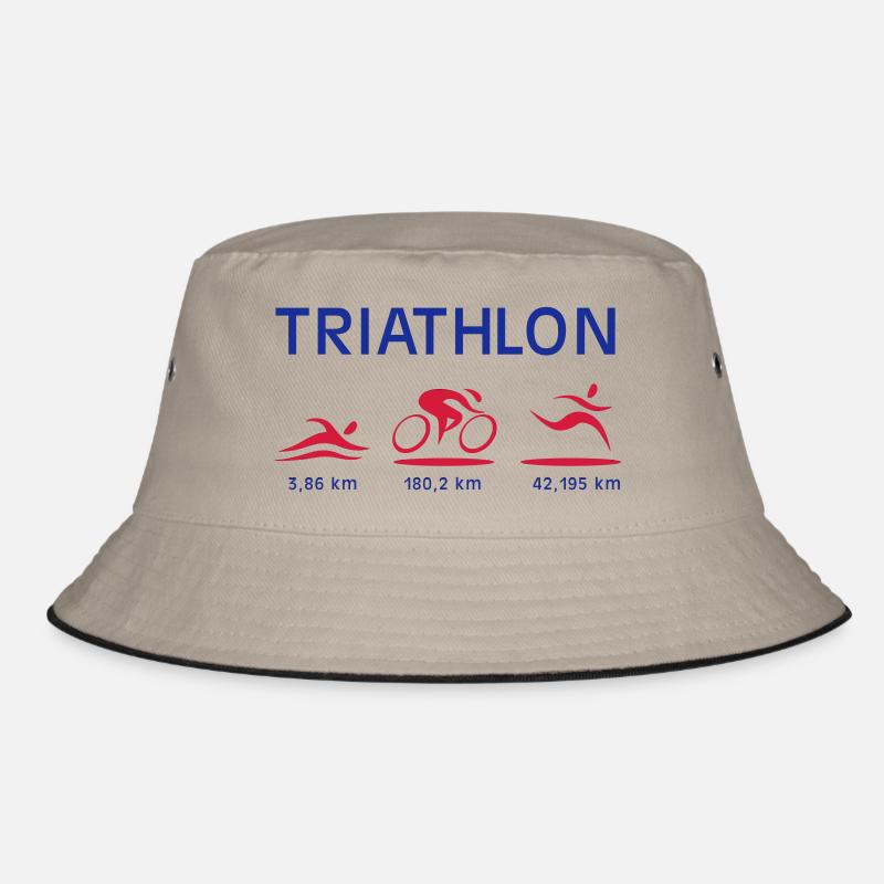 Triathlon - Bucket Hat - Khaki/Schwarz