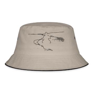 Kajak - Bucket Hat - Khaki/Schwarz - Vorne