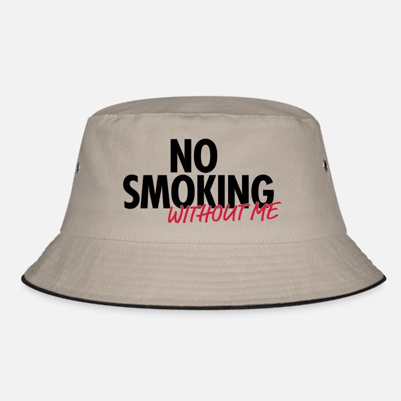 no smoking without me Bucket Hat