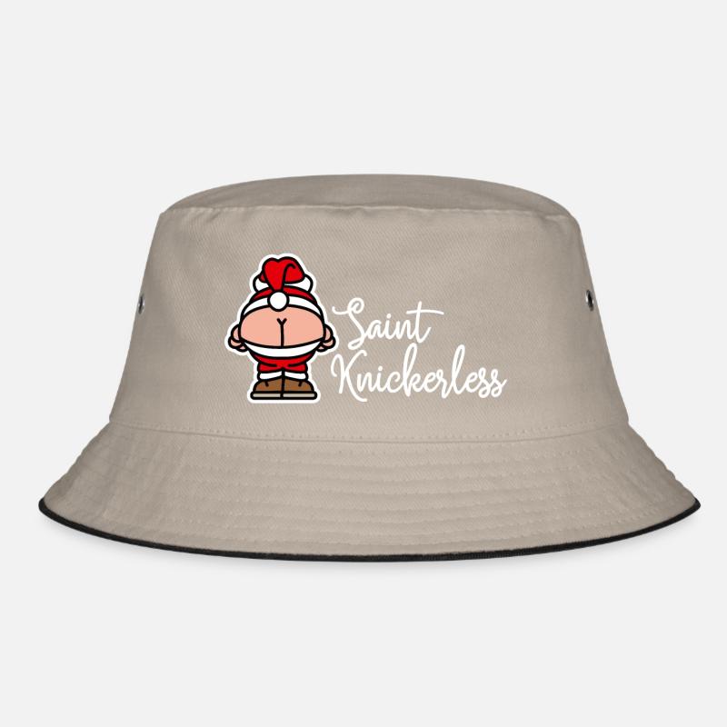 Jeu de mots du Père Noël St. Knickerless coquin Noël Bob